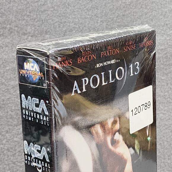 APOLLO 13 (VHS, 1995) Tom Hanks, Video VCR Tape Movie Vintage New Factory Sealed - Picture 3 of 3